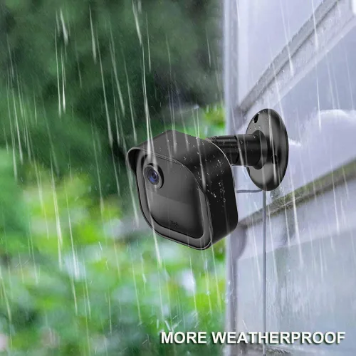 Vista 5 de Nuevo Blink - Soporte de pared para cámara para exteriores, montaje ajustable de 360° y carcasa protectora a prueba de clima con módulo Blink Sync