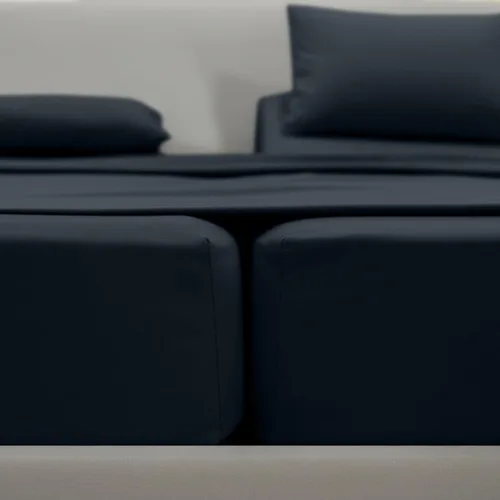 Vista 3 de Elegant Comfort Lujoso juego de sábanas de 5 piezas de microfibra de calidad hotelera de alta calidad 1500, bordado de tres líneas, resistente a