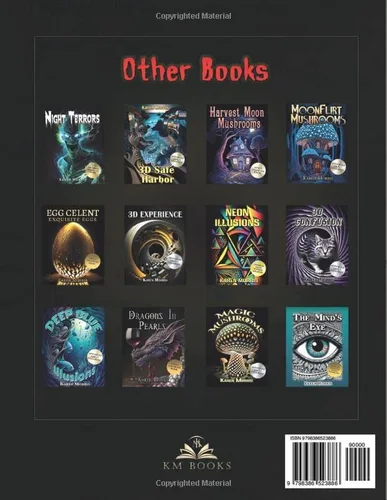 Vista 2 de 3D Gruesome Illusions A Adult Coloring Book