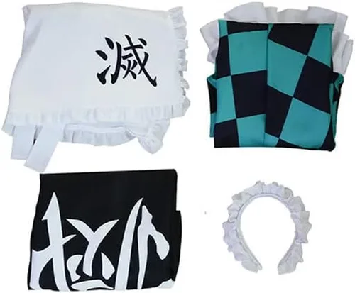 Vista 7 de Disfraz de Kamado Tanjirou para cosplay de Demon Slayer de Anime