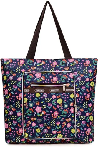 Vista 13 de Bolsas de compras reutilizables, plegables, lavables, impermeables, grandes, resistentes y resistentes para uso diario