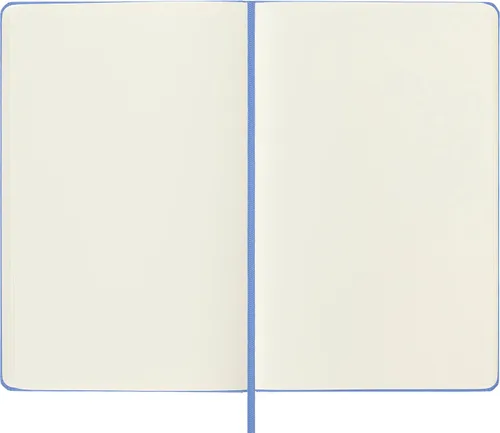 Vista 5 de Moleskine - Cuaderno clásico con tapa dura, grande (5 x 8.25 pulgadas), liso/en blanco, azul hortensia, 240 páginas