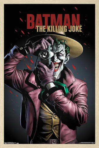 Vista 7 de Trends International DC Comics Movie - Póster de pared de arte clave, 14.725 x 22.375 pulgadas, versión enmarcada de madera de granero Versión