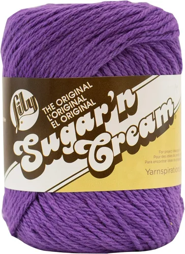 Vista 25 de Lily Sugar 'N Cream The Original - Hilo sólido, 2.5 onzas, calibre 4 mediano, 100% algodón, color azul claro, lavable y seco a máquina (paquete de 2)