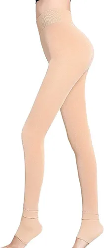 Vista 2 de Leggings térmicos para invierno con forro polar grueso y forro polar para mujer