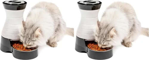 Vista 8 de Estación de comida PetSafe para perros y gatos con tazón de acero inoxidable, Blanco