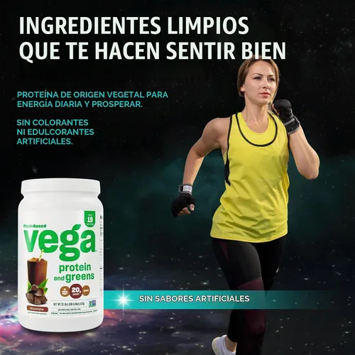 Vista 9 de Envase de proteínas y hierbas en polvo de Vega, VEG00640, M, 1, 1