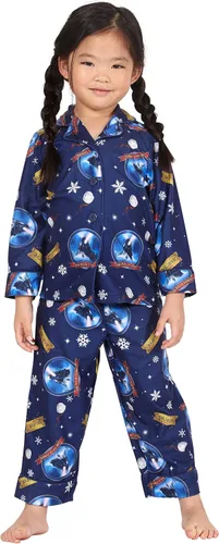 Vista 2 de The Polar Express - Conjunto de pijama para niños pequeños con botones al frente