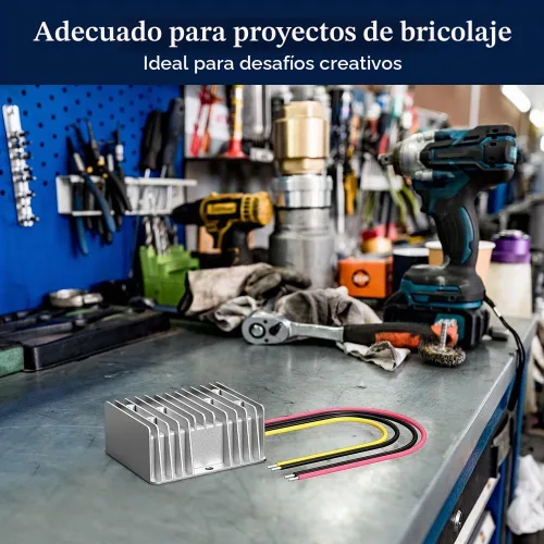 Vista 4 de Convertidor CC de 12 V a 24 V, 15 A, 360 W, resistente al agua, transformador de corriente continua para automóvil, camión, vehículo, barco, motor