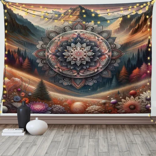 Vista 103 de Ambesonne Tapiz de arte afro, hombre negro fuerte con una corona de trazos impresión de pintura moderna, decoración de tela para colgar en la pared