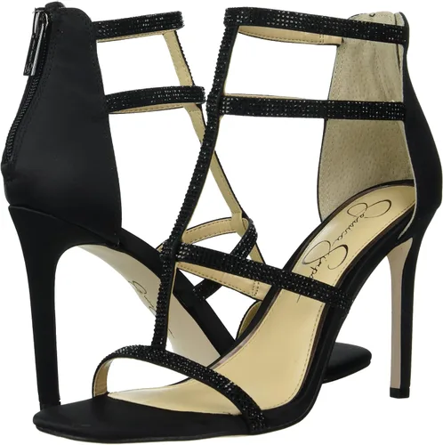 Vista 7 de Jessica Simpson Oliana - Sandalias de tacón adornadas para mujer