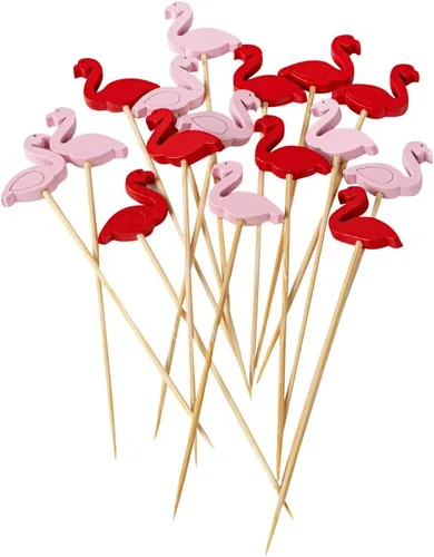 Vista 29 de Restaurantware Brochetas de bambú de 6 pulgadas, 1000 palillos de alimentos desechables, hamburguesas integradas, dibujos animados, sostenibles