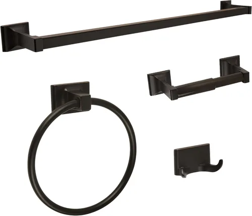 Vista 34 de Design House 544593 Millbridge Gancho Doble para Batas Resistente de Montaje en Pared Hardware de Baño Negro Mate