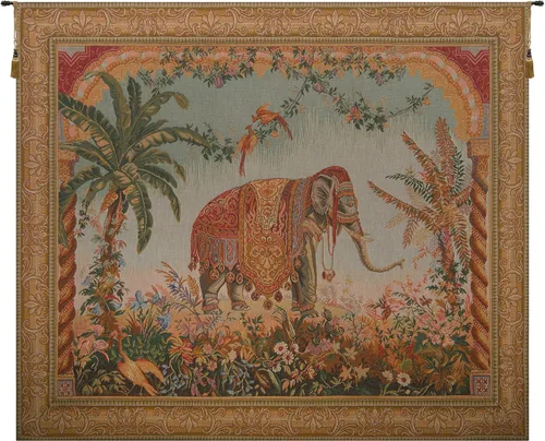 Vista 8 de Charlotte Home Furnishings Inc. Jean Baptiste Huet - Tapiz francés para colgar en la pared, 32 x 25 pulgadas, mezcla de algodón y poliéster