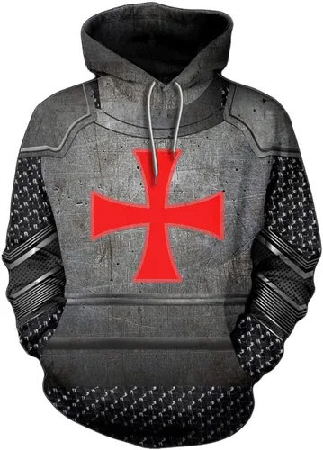 Vista 6 de Sudaderas con capucha unisex con estampado realista en 3D para hombres y mujeres Aztec01