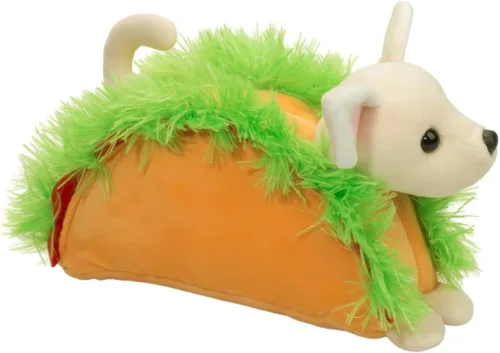 Vista 5 de Douglas Animal de Peluche de Taco Chihuahua Macarrón