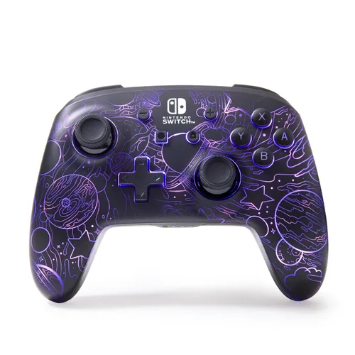 Vista 9 de PowerA Enhanced Wireless Controller for Nintendo Switch with Lumectra - Wake Up Link, Gamepad, Game Controller, Bluetooth Controller, Rechargeable