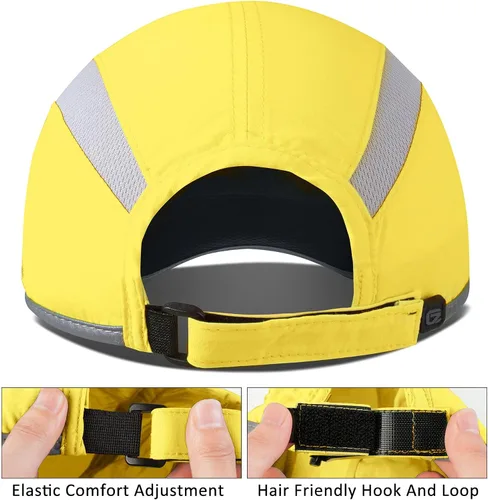 Vista 3 de GADIEMKENSD Sombrero reflectante plegable para exteriores, diseño sin estructura, protección solar UPF 50+, sombreros deportivos para mujeres