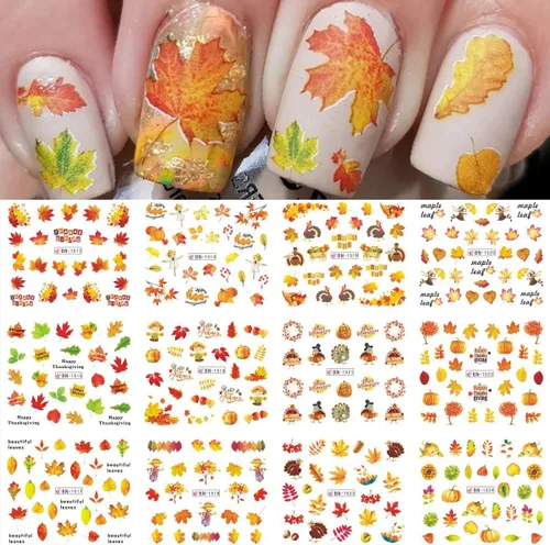 Vista 29 de 5 hojas de calcomanías de arte de uñas de mariposa, 3D coloridas mariposas, suministros de arte de uñas, mariposas, flores, calcomanías Con