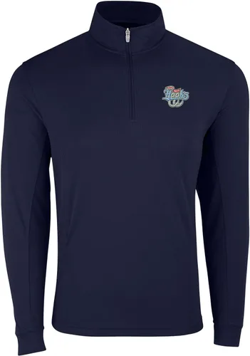 Vista 37 de Vantage Apparel Jersey con cremallera de un cuarto de béisbol de la liga menor