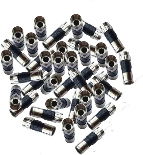 Vista 3 de PPC Belden EX6PLUS RG-6 Snap & Seal - Conector de compresión para exteriores, aprobado por Comcast, DTV y plato, 100 piezas