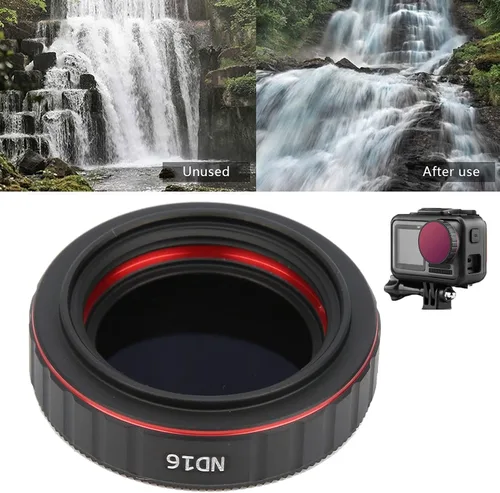 Vista 5 de YYOYY - Filtro ND, filtro de densidad neutra para lente de cámara, aleación de aluminio + vidrio óptico, para accesorios de cámara DJI, evita