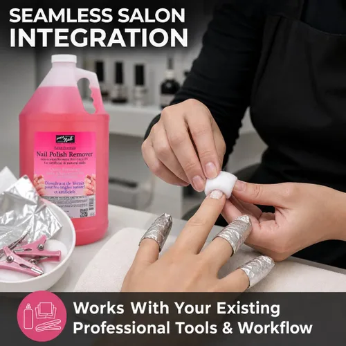 Vista 11 de PRO Nail - Removedor de acrílico y gel para mejorar el control de daños, 32 onzas