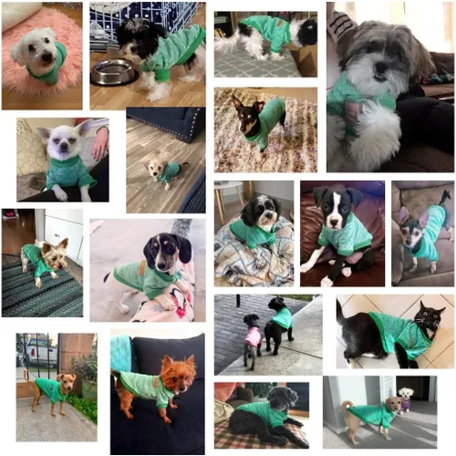 Vista 3 de Suéter para perro o pijama cálida para perro, para invierno