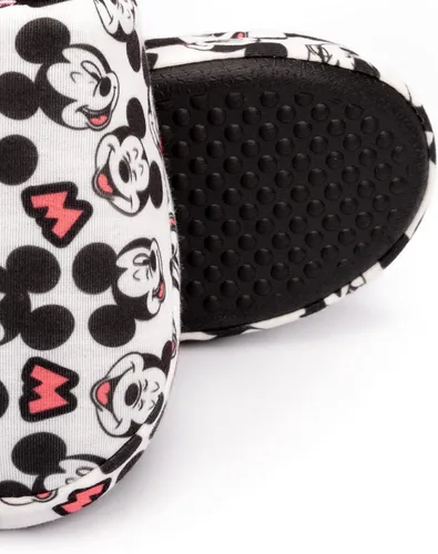 Vista 6 de Disney Mickey Mouse Womens Slippers All Over Print Ladies Shoes