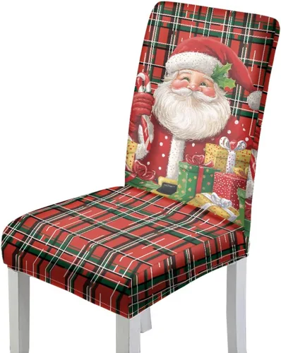 Vista 14 de Rnyleeg Fundas de silla de Navidad para sala de estar, diseño de muñeco de nieve azul, estampado de pájaros, fundas para sillas de comedor, 1