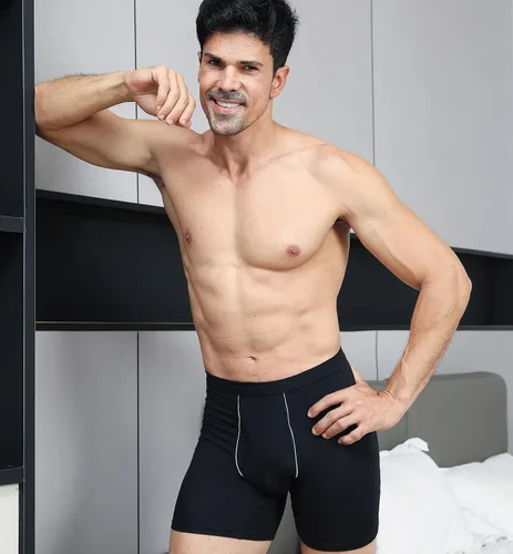 Vista 5 de HAVVIS Calzoncillos tipo bóxer de viscosa de bambú para hombre, ropa interior suave y cómoda para hombre, paquete múltiple