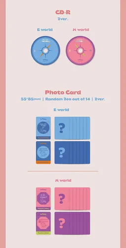 Vista 2 de Juego semanal de juego: Holiday 4th Mini álbum E Ver CD+1p Póster+92p PhotoBook+2p PhotoCard+1p Photo Ticket+1p Pegatina+1p Foto Impresa+1p Etiqueta