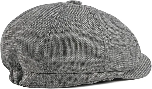 Vista 4 de Gorra plana para hombre Newsboy Ivy Golf Cabbie Hat