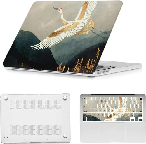 Vista 17 de Funda compatible con MacBook Air de 11 pulgadas 2015-2010 A1465 A1370, diseño impreso de plástico para laptop, carcasa protectora Air de 11.6