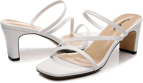 Vista 5 de VenusCelia Sandalias de tacón Funky para mujer