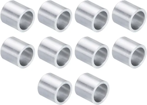 Vista 35 de uxcell 10 piezas de espaciador de aluminio con 1/2" de diámetro interno x 1" de diámetro exterior x 1" de longitud, con acabado liso, espaciador