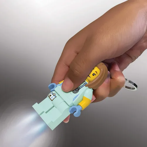 Vista 6 de LEGO - Llavero de enfermera con luz y bolsa de silicona