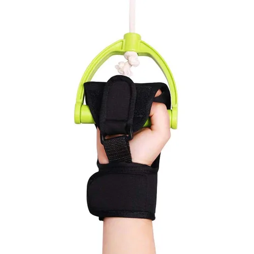 Vista 8 de ALisasin Guantes auxiliares de tren de rehabilitación de dedos, férula para recuperación de dedos, deterioro del agarre del equipo de fitness
