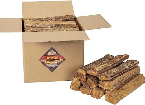 Vista 8 de Smoak Firewood - Leña Premium Certificada USDA Secada al Horno, Madera Dura Mezclada - Corte Grueso (20.32 cm de Piezas) 8-10 kg