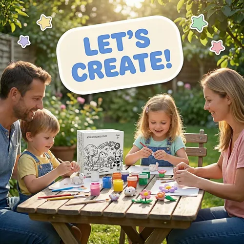 Vista 7 de Arcilla para modelar para niños, arcilla mágica VANJETO para niños secado al aire, arcilla súper suave para bricolaje Slime, arcilla de modelado Azul