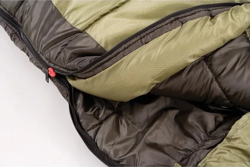 Vista 5 de Coleman North Rim 0°F Sleeping Bag, Cold-Weather Mummy Sleep Sack with No-Snag Zipper & Adjustable Hood for Warmth & Ventilation, Camping Sleeping