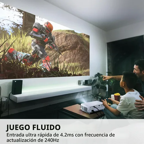 Vista 4 de ViewSonic Proyector PX701-4K UHD, 3200 lúmenes, 240Hz HDR, Auto Keystone