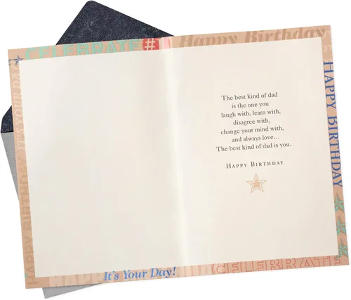 Vista 2 de Tarjeta de cumpleaños Hallmark para padre (El mejor tipo de papá)