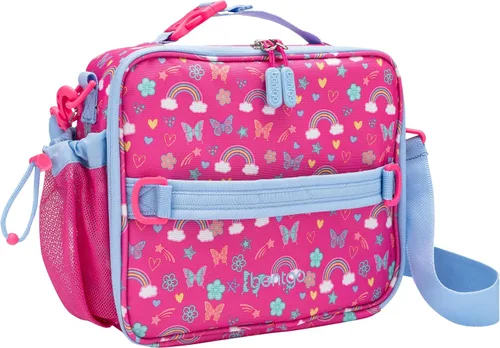 Vista 11 de Bentgo Bolsa de almuerzo con estampado para niños, doble aislamiento, reutilizable, para niños de más de 3 años, correa ajustable; sostiene