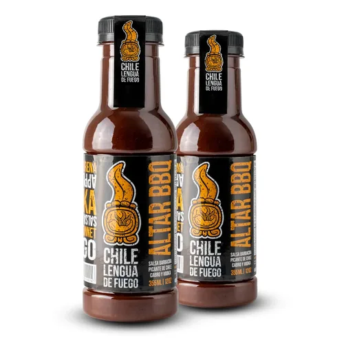 Vista 11 de Chile Lengua de Fuego Altar BBQ – Salsa picante BBQ con gorro escocés y lima, dulce ahumado picante, botella de 5 onzas (paquete de 1)