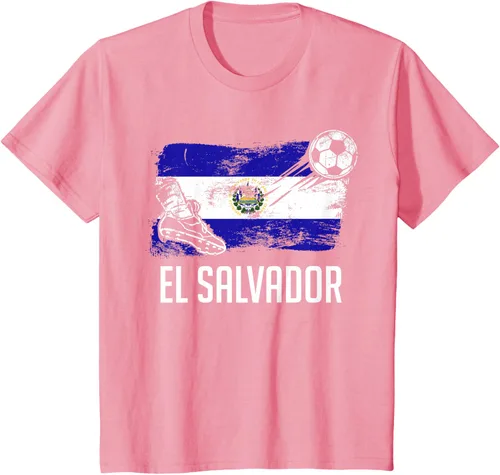 Vista 80 de Camiseta salvadoreña con bandera de fútbol salvadoreño