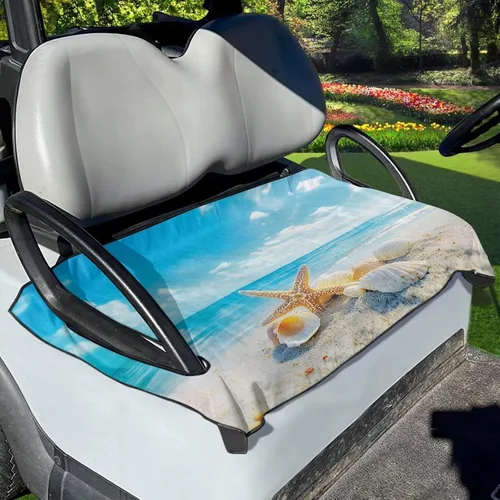 Vista 43 de Fundas de asiento de carrito de golf, toalla de manta de asiento de carrito de golf, cubierta de asiento de carrito de golf para asientos de 2