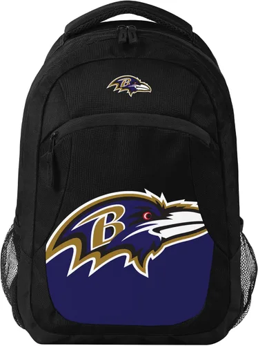 Vista 8 de FOCO - Mochila de acción con bloques de color San Francisco 49ers NFL