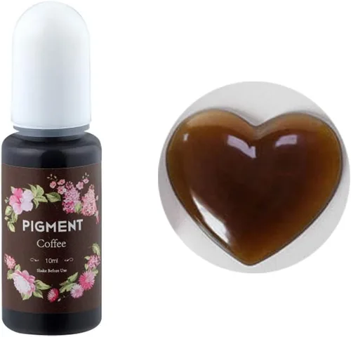 Vista 19 de Mezcla de resina epoxi UV de 0.3 fl oz, pigmento líquido, pigmento de resina colorante, secado rápido, manualidades, herramientas de fabricación
