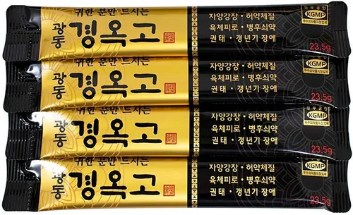 Vista 3 de Kwang-Dong Kyung-Ok-Go coreano nutritivo ginseng tónico individual juego de regalo (0.83 oz x 30 bolsas de palo) [60 onzas x 30 bolsas]